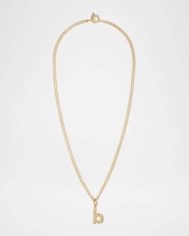 The Puffy Initial Necklace